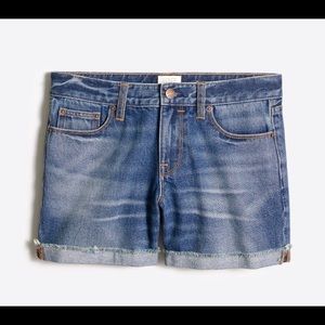 J.Crew 4" cuffed Denim Shorts sz 26