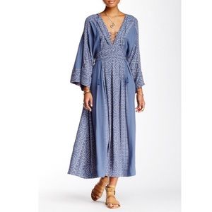 🇺🇸SALE🇺🇸Free People Denim Colored Maxi Dress