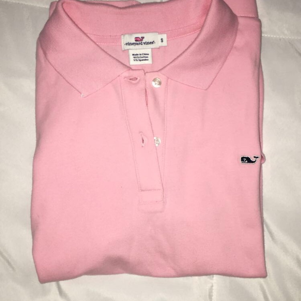 Pink vineyard vines polo