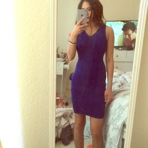 Blue dress bodycon