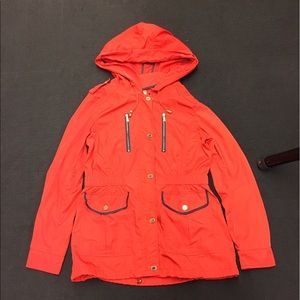 Michael Kors Orange Rain Coat