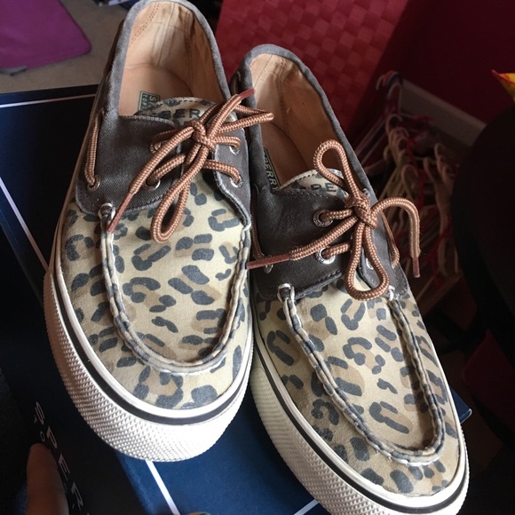 Tan Leopard Sperry - Picture 1 of 4
