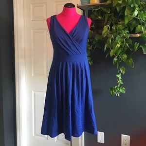Lands End blue cross cross dress