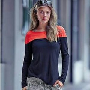 Athleta Shanti Colorblock Long Sleeve Tee Tall