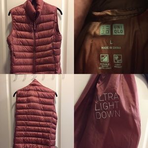 Uniqlo ultralight down vest