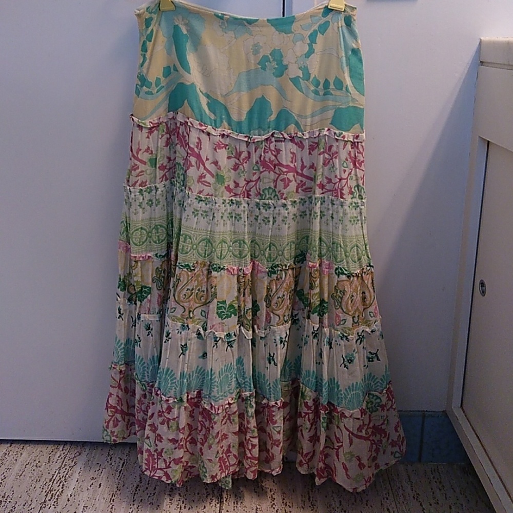 Calypso Christiane Celle Tiered Skirt S