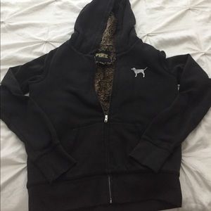 PINK faux fur jacket