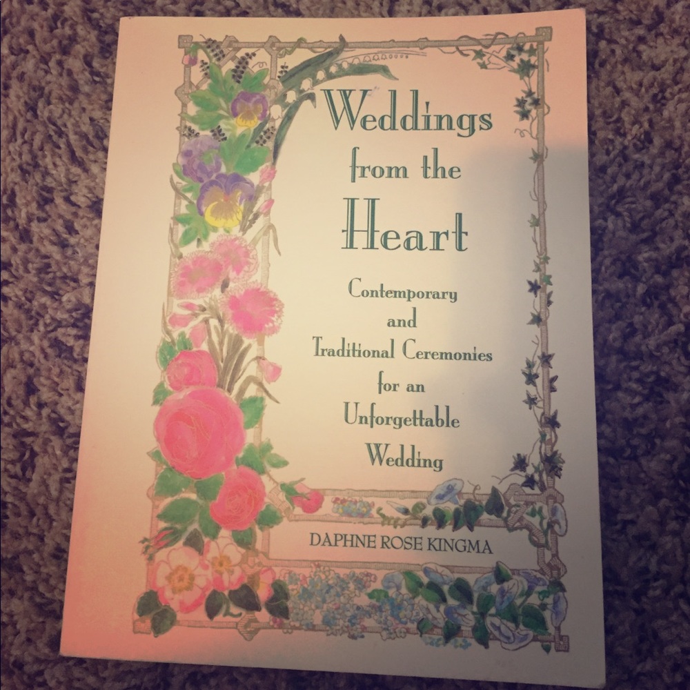 Weddings from the Heart book
