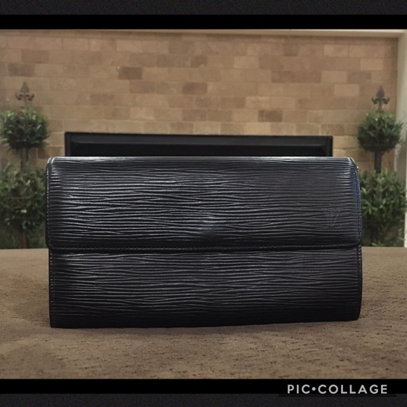 Louis Vuitton Handbags - Authentic Louis Vuitton Black Epi-Leather Wallet