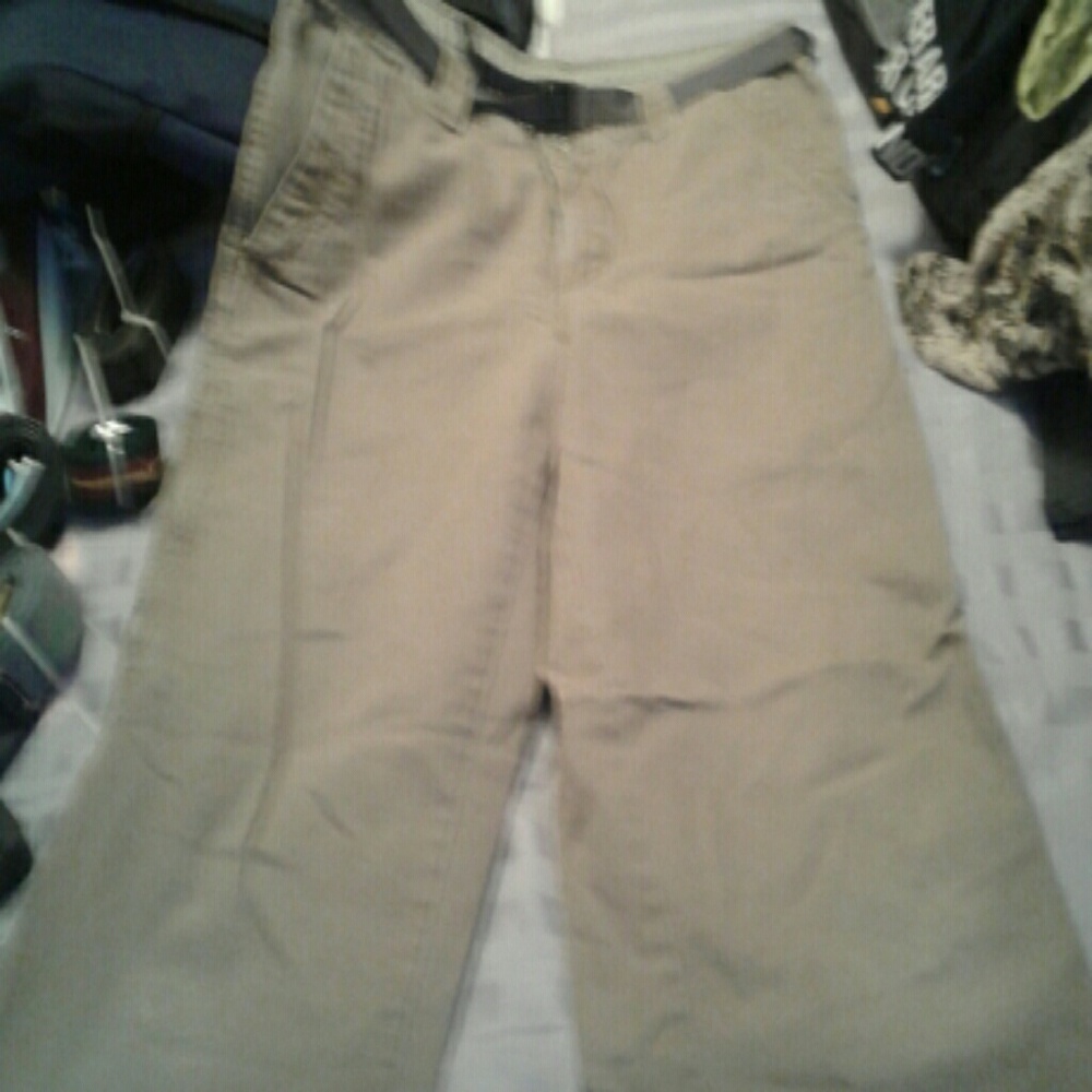 columbia sportswear pants w/belt