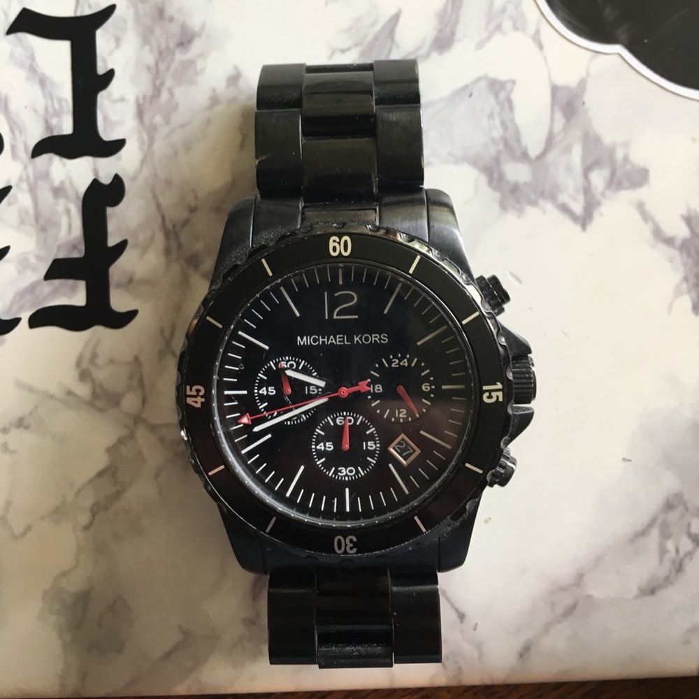 Michael Kors Black Watch MENS
