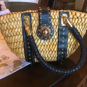 ‼️DONATING SOON‼️ Michael Kors straw bag