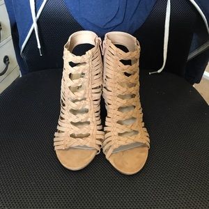 Gladiator-style booties