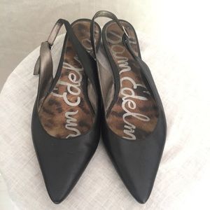Sam Edelman Black Slingback's 9 1/2