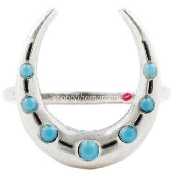 🌙🆕 The2Bandits ❖ Moonchild Ring ❖ in Silver/Turq - Picture 3 of 7
