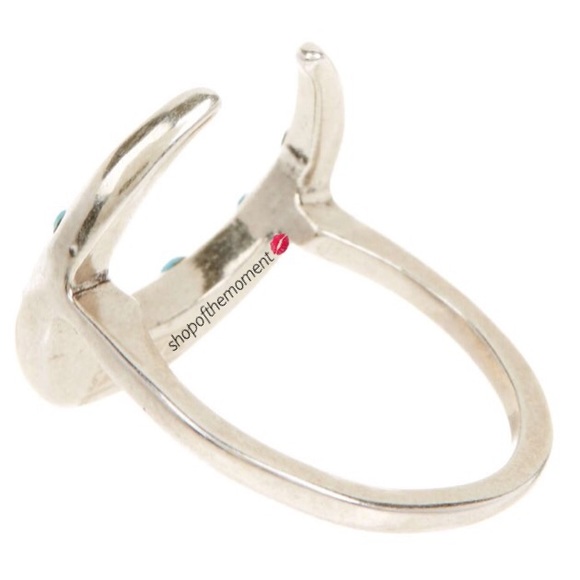 🌙🆕 The2Bandits ❖ Moonchild Ring ❖ in Silver/Turq - Picture 4 of 7