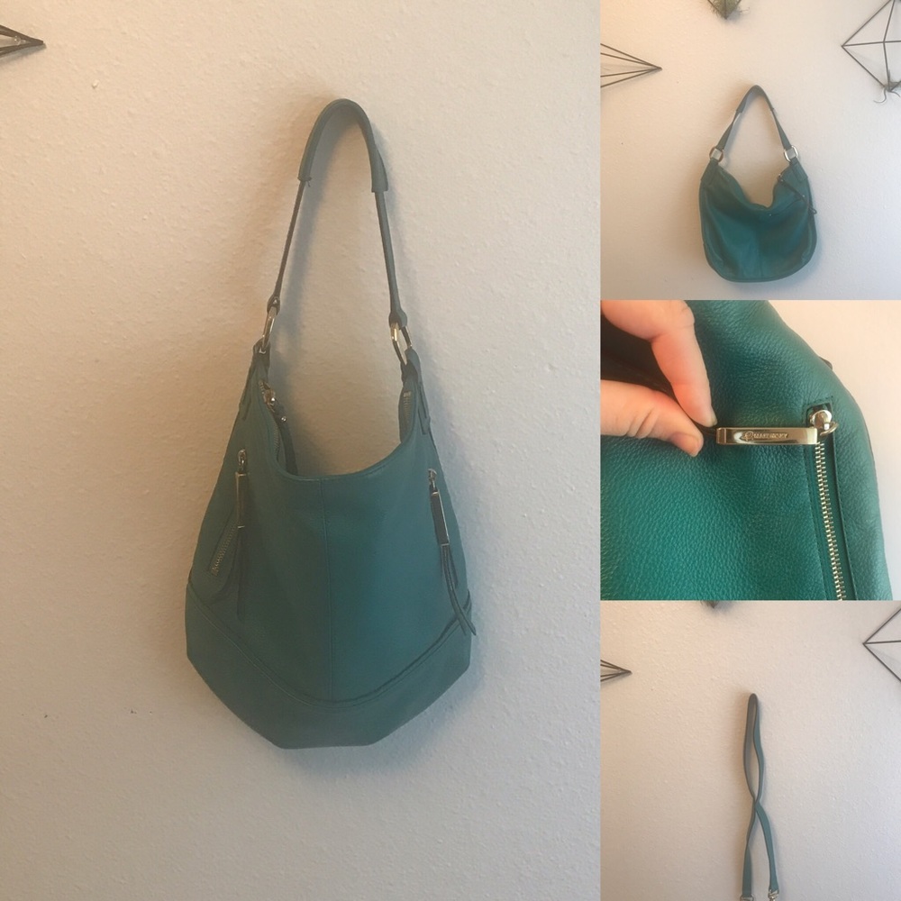Makowsky teal purse