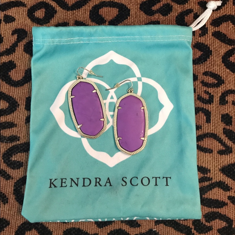 Kendra Scott Light Purple Danielle Earrings
