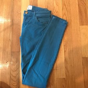 80's green Current Elliott jeans