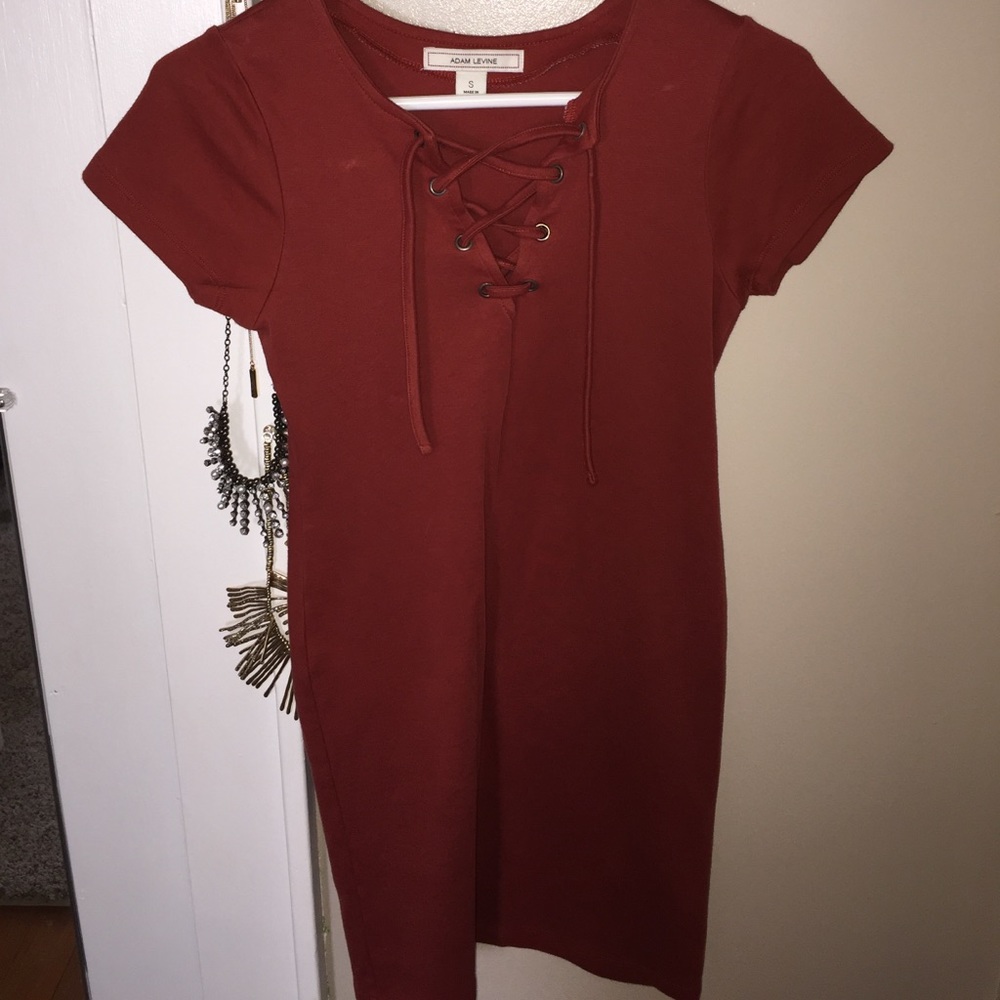 Adam Levine lace up dress