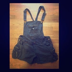 NWOT BB Dakota Cargo Overall Shorts