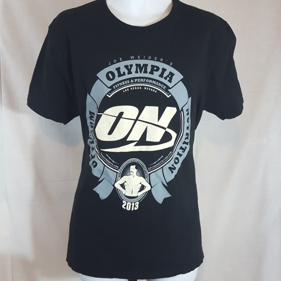 Olympia nutrition las vegas black large t shirt - Picture 1 of 2