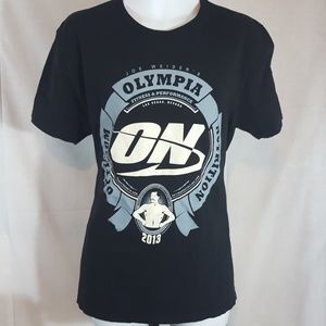 Olympia nutrition las vegas black large t shirt
