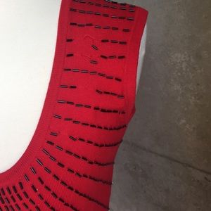 Motel Dresses - Red sequined front Sweater dress ๐ Motel Dresses - Red sequined front Sweater dress ๐