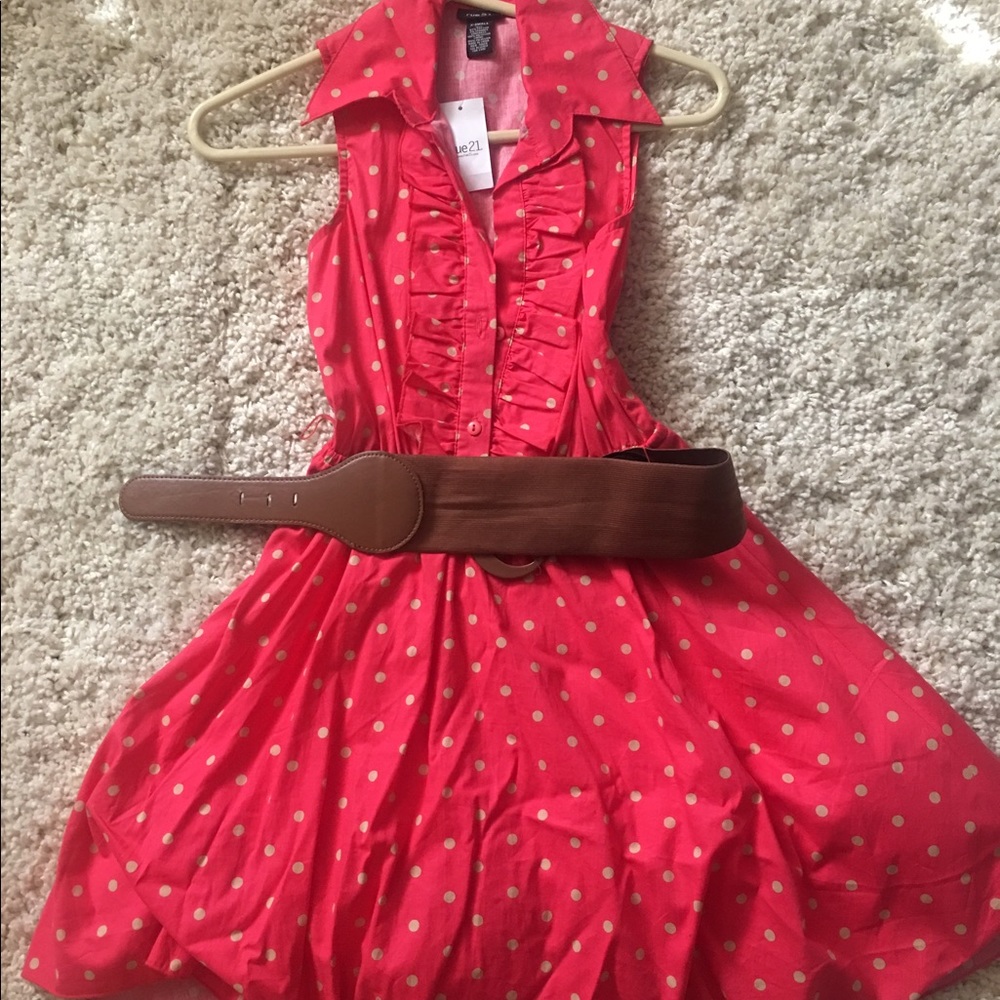 Polka dot dress XS