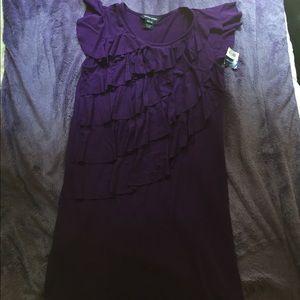 BRAND NEW Ralph Lauren purple youth dress