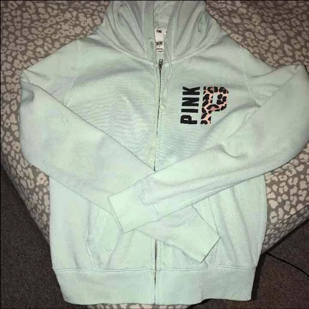 SM PINK turquoise zip up