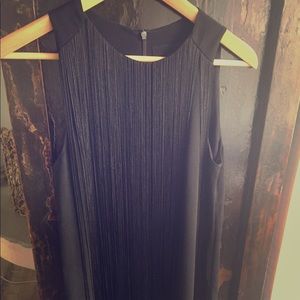 Black slinky mid thigh H&M dress