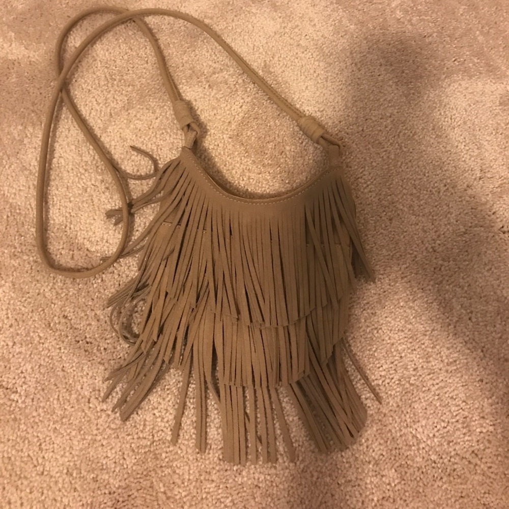 Fringe purse