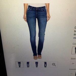 Dl1961 Coco Curvy straight jeans 30x34