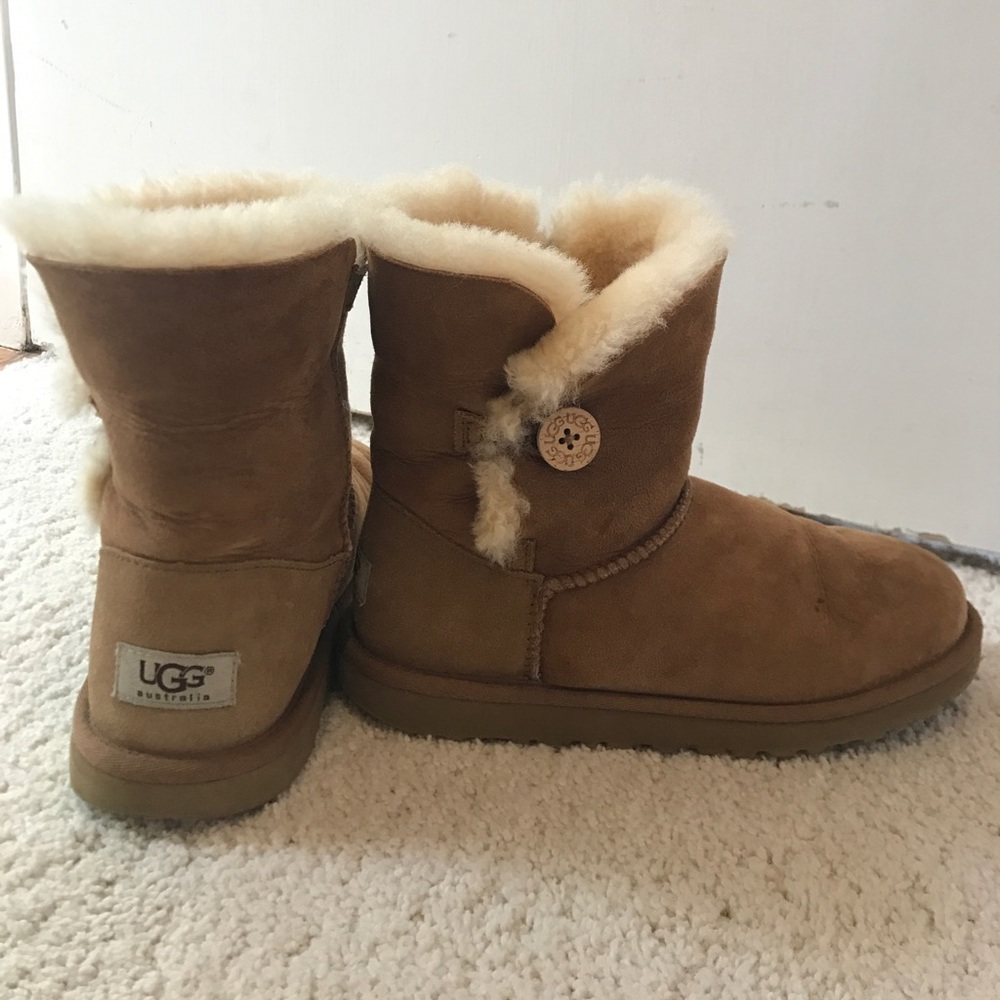 short chestnut UGGs!