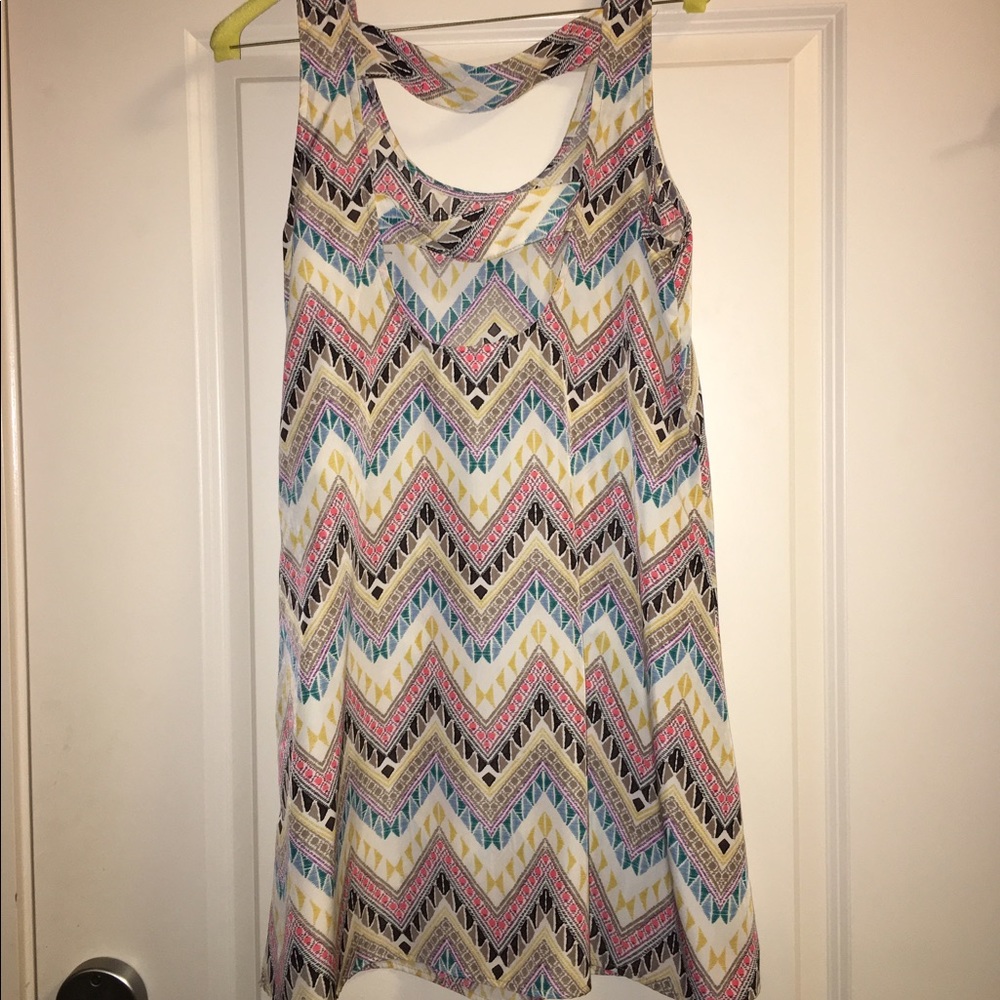 Aztec print summer dress