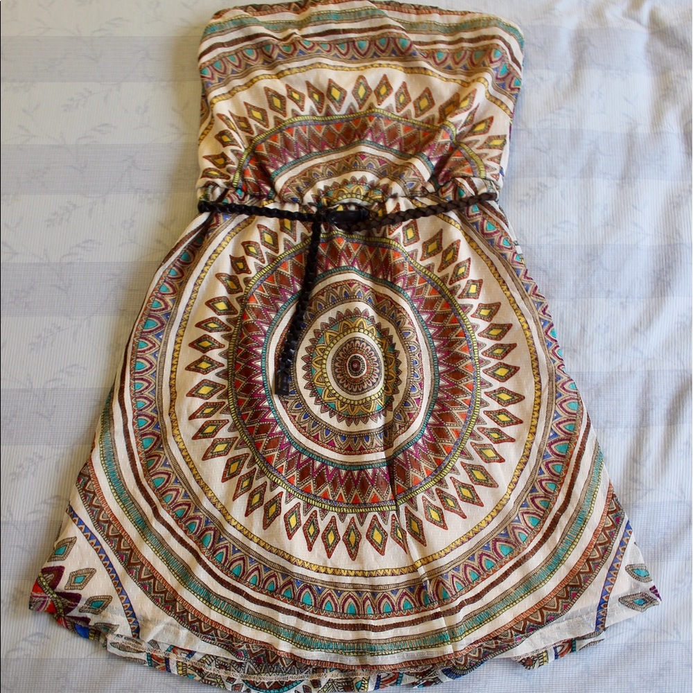 ADORABLE STRAPLESS SUN DRESS
