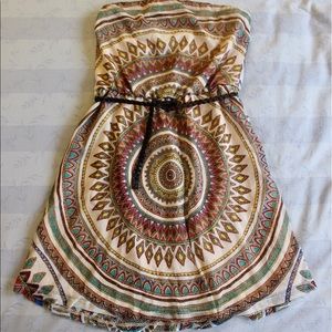 ADORABLE STRAPLESS SUN DRESS