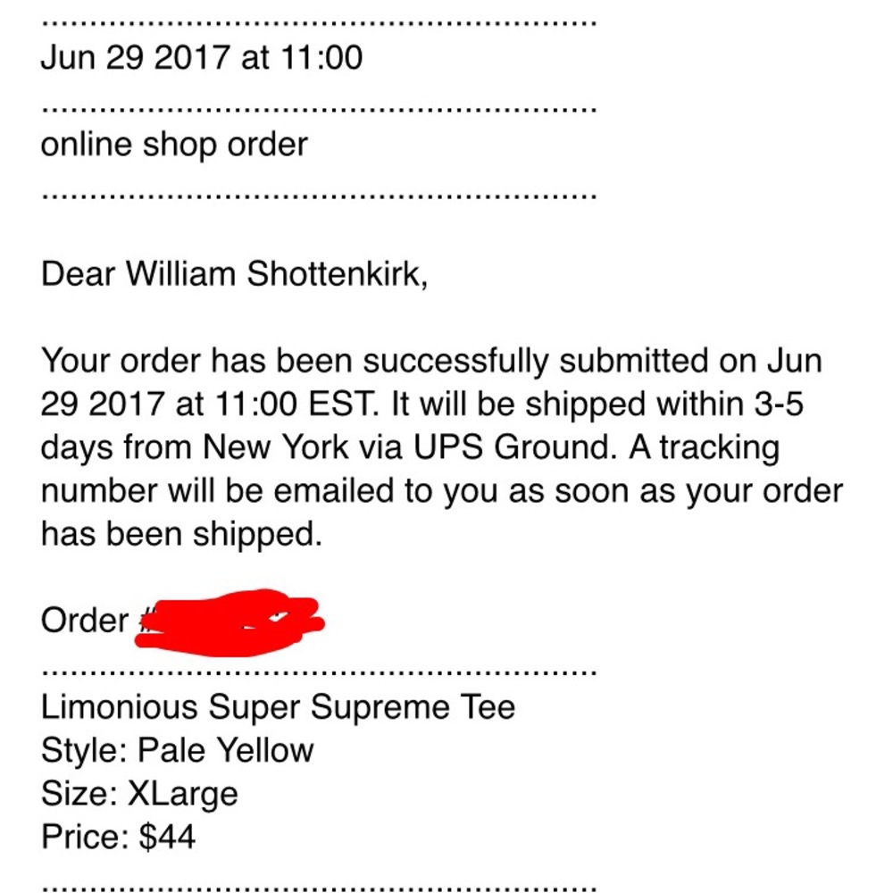 Supreme tee - Picture 2 of 2