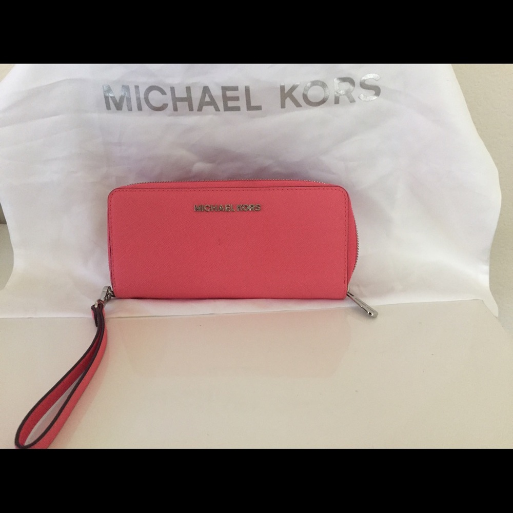 MK large wallet wristlet