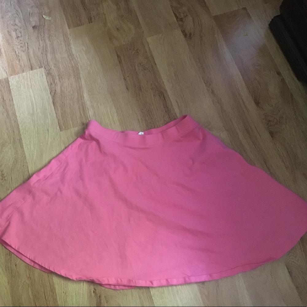 Pink short skirt! Worm once!