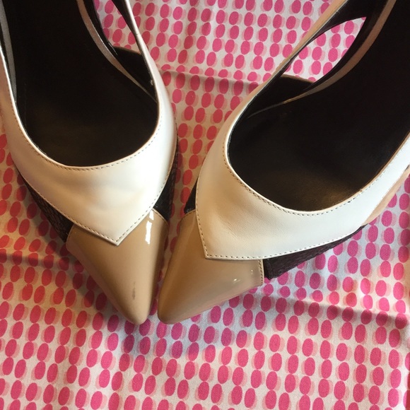 White House Black Market Slingback Pumps. Sz 10. - Picture 5 of 6