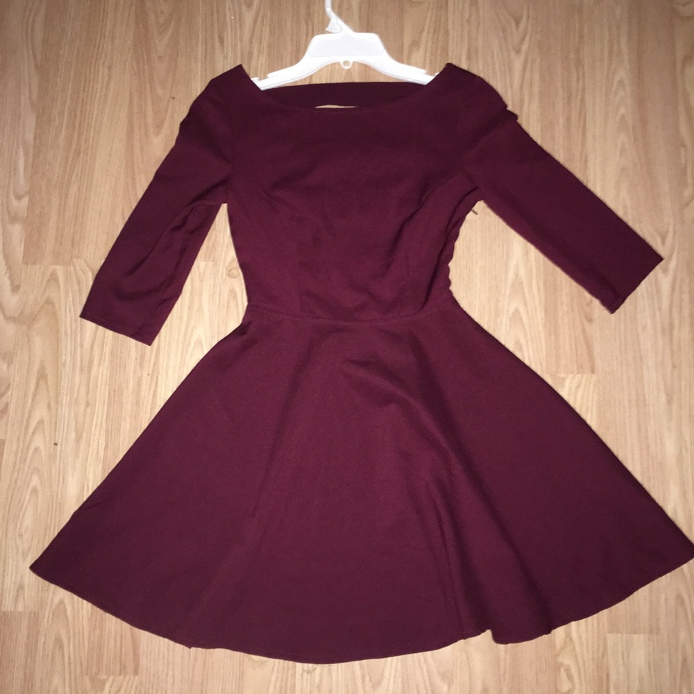 Beautiful maroon dress