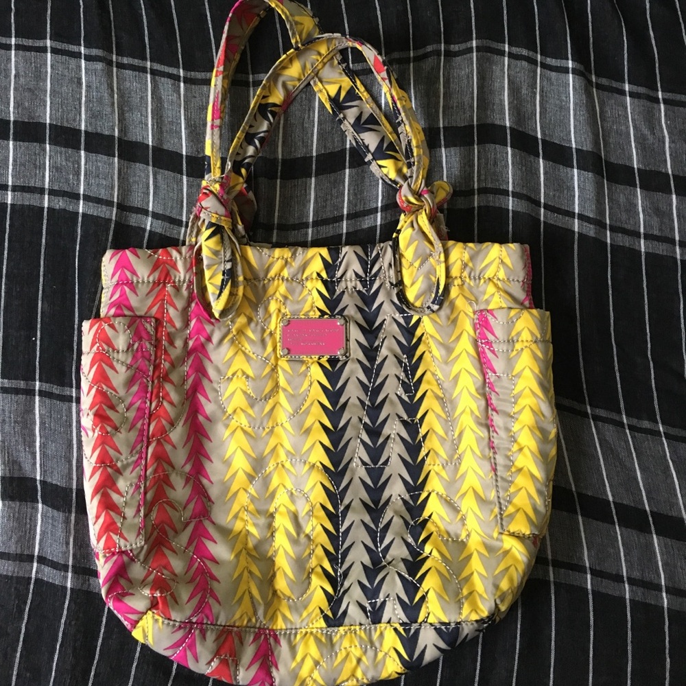 Medium pretty Nylon Tate tote, Chevron!