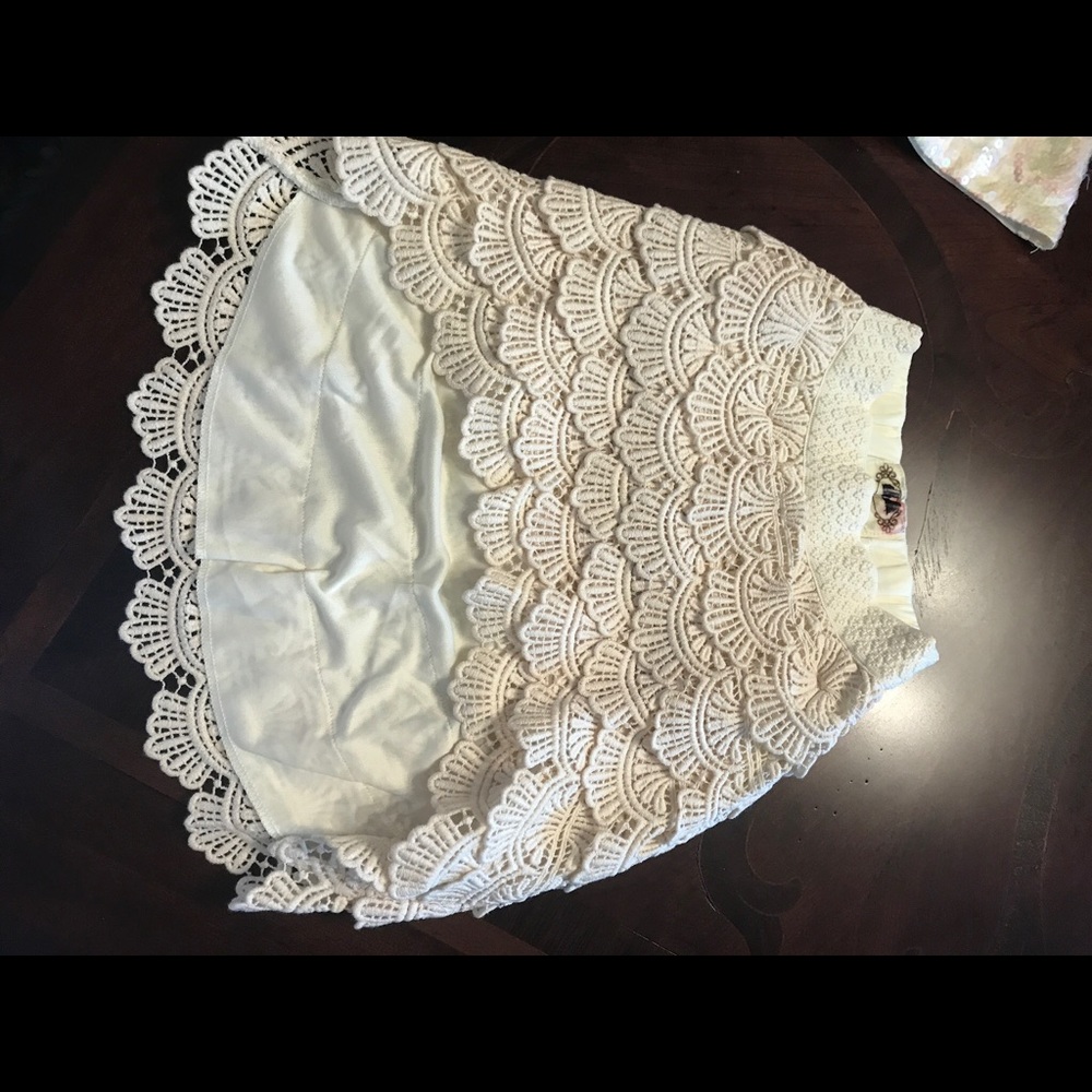 Joyfolie high low skirt