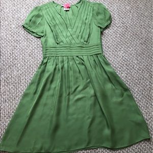 Green Silk Dress