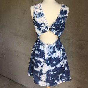 Forever 21 Dresses - Acid wash denim open back dress Forever 21 Dresses - Acid wash denim open back dress