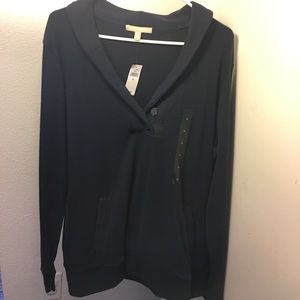 Banana Republic navy long sleeve over sweater