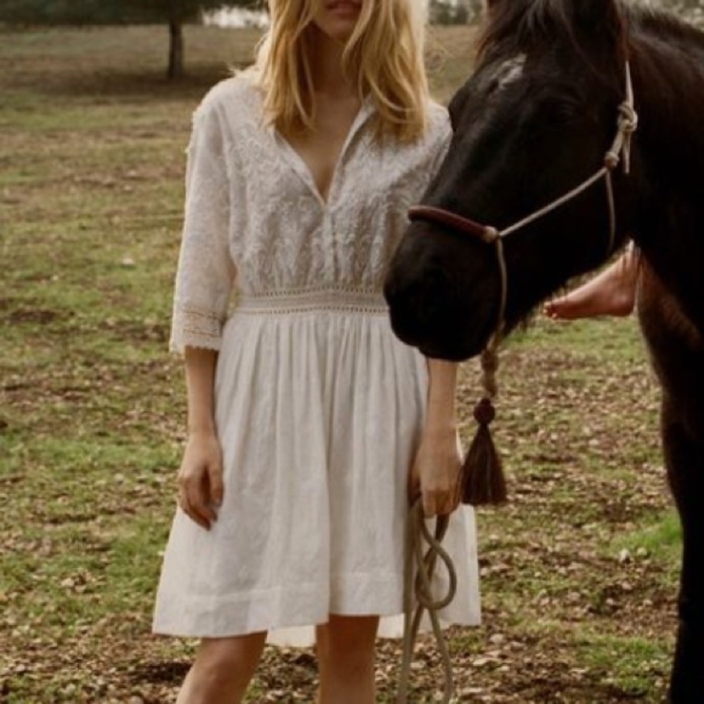 TRADED Provençal Dress in Salt