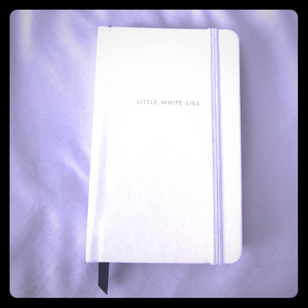Kate Spade Little White Lies NEW Notebook